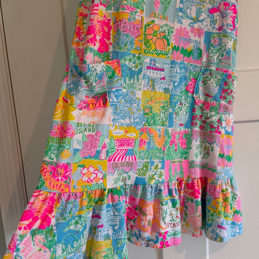 Lilly Pulitzer, Kristen Flounce Dress - Picture 3 of 6